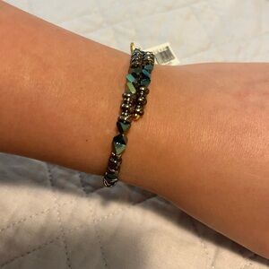 NWT Green Metallic Bracelet